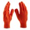 Перчатки трикотажные, акрил, оранжевый, оверлок Сибртех 68659 - фото 729629