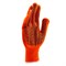 Перчатки трикотажные, акрил, ПВХ гель, "Протектор", оранжевый, оверлок Сибртех 68669 - фото 729643