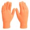 Перчатки трикотажные, акрил, двойные, оранжевый, двойная манжета Сибртех 68689 - фото 729655