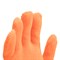 Перчатки трикотажные, акрил, двойные, оранжевый, двойная манжета Сибртех 68689 - фото 729659