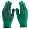 Перчатки трикотажные усиленные, гелевое ПВХ-покрытие, 7 класс, зеленые Сибртех 68184 - фото 730276