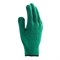 Перчатки трикотажные усиленные, гелевое ПВХ-покрытие, 7 класс, зеленые Сибртех 68184 - фото 730277