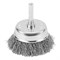 Щетка для дрели, 65 мм, "чашка" со шпилькой, витая проволока Сибртех 744777 - фото 732327