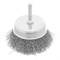Щетка для дрели, 75 мм, "чашка" со шпилькой, витая проволока Сибртех 744787 - фото 732334