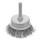 Щетка для дрели, 50 мм, "чашка" со шпилькой, витая проволока 0.3 мм Сибртех 744757 - фото 732345