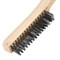 Щетка зачистная четырехрядная, закаленная прямая проволока с деревянной ручкой Сибртех 74804 - фото 732489