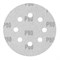Круг абразивный на ворсовой подложке под "липучку", перфорированный, P 80, 125 мм, 5 шт Сибртех 738047 - фото 732667