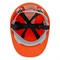 Каска защитная из ударопрочной пластмассы, оранжевая Сибртех 89113 - фото 733846