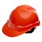 Каска защитная из ударопрочной пластмассы, оранжевая Сибртех 89113 - фото 733849