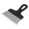 Шпатель из нержавеющей стали, 150 мм, зуб 8 х 8 мм, пластмассовая ручка Сибртех 85471 - фото 735746