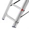 Лестница, 3 х 8 ступеней, алюминиевая, трехсекционная, Сибртех 97818 - фото 737019