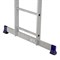 Лестница, 3 х 13 ступеней, алюминиевая, трехсекционная, Сибртех 97823 - фото 737068