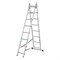 Лестница, 2 х 8 ступеней, алюминиевая, двухсекционная, Сибртех 97908 - фото 737096