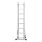Лестница, 2 х 8 ступеней, алюминиевая, двухсекционная, Сибртех 97908 - фото 737098