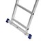 Лестница, 2 х 10 ступеней, алюминиевая, двухсекционная, Сибртех 97910 - фото 737124