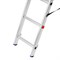 Лестница, 2 х 11 ступеней, алюминиевая, двухсекционная, Сибртех 97911 - фото 737138