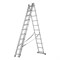 Лестница, 3 х 11 ступеней, алюминиевая, трехсекционная, Сибртех 97821 - фото 738573