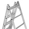 Лестница, 3 х 11 ступеней, алюминиевая, трехсекционная, Сибртех 97821 - фото 738577