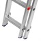 Лестница, 3 х 11 ступеней, алюминиевая, трехсекционная, Сибртех 97821 - фото 738578