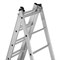 Лестница, 3 х 12 ступеней, алюминиевая, трехсекционная, Сибртех 97822 - фото 738592