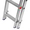 Лестница, 3 х 14 ступеней, алюминиевая, трехсекционная, Сибртех 97824 - фото 738608