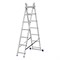 Алюминиевая двухсекционная лестница Сибртех 2х7 ступеней 97907 - фото 738645
