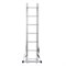 Алюминиевая двухсекционная лестница Сибртех 2х7 ступеней 97907 - фото 738647