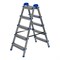 Стремянка двухсторонняя 5 ступеней, сталь профиль, стальные ступени, Сибртех 97985 - фото 738792