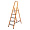 Стальная стремянка Сибртех оранжевая 5 ступеней 97965 - фото 740138