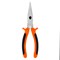 Длинногубцы прямые, Comfort, 200 мм, шлифованные, двухкомпонентные рукоятки Sparta 17169 - фото 747961