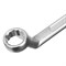 Ключ накидной коленчатый, 14 х 15 мм, хромированный Sparta 147535 - фото 748211