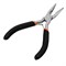 Длинногубцы прямые Mini, 130 мм, никелированные, авторазжим Sparta 17820 - фото 749475