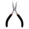 Длинногубцы прямые Mini, 130 мм, никелированные, авторазжим Sparta 17820 - фото 749477