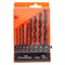 Набор сверл по металлу, 3-10 мм, (через 1 мм) HSS 8 шт, цилиндрический хвостовик Sparta 723205 - фото 751541