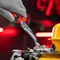 Длинногубцы изогнутые Nickel, 200 мм, никелированные, двухкомпонентные рукоятки Matrix 17424 - фото 754400