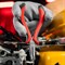 Длинногубцы изогнутые Mini, 130 мм, никелированные, авторазжим, двухкомпонентные рукоятки Matrix 17812 - фото 754408