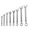 Набор ключей комбинированных, 6-19 мм, 8 шт, CrV, полированный хром Matrix 15422 - фото 754940