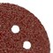 Круг абразивный на ворсовой подложке под "липучку", перфорированный, P 24, 125 мм, 5 шт Matrix 73800 - фото 764617