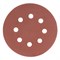 Круг абразивный на ворсовой подложке под "липучку", перфорированный, P 500, 125 мм, 5 шт Matrix 73816 - фото 764658