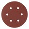 Круг абразивный на ворсовой подложке под "липучку", перфорированный, P 80, 150 мм, 5 шт Matrix 73838 - фото 764669