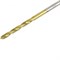 Сверло по металлу, 3.8 мм, HSS, нитридтитановое покрытие, цилиндрический хвостовик Matrix 717380 - фото 767654