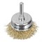 Набор щеток для дрели, 3 шт, 1 плоская, 65 мм, 50 мм "чашка", ручная металлическая Matrix 74484 - фото 768437
