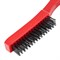 Щетка зачистная четырехрядная, закаленная прямая проволока с пластиковой ручкой Matrix 74814 - фото 768986