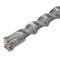 Бур по бетону, 26 х 400 мм, SDS Max c крестовой пластиной Matrix 71235 - фото 769195