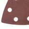 Треугольник абразивный на ворсовой подложке под "липучку", перфорированный, P 40, 93 мм, 5 шт Matrix 73857 - фото 770984