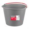 Ведро строительное пластмассовое 12 л, ударопрочное, обрезиненная ручка Matrix 81462 - фото 773958