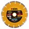 Диск алмазный, отрезной сегментный, 180 х 22.2 мм, сухая резка Denzel 73103 - фото 788739