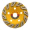 Чашка алмазная зачистная, 125 мм, Турбо Denzel 72970 - фото 788987