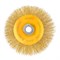 Щетка для УШМ, 125 мм, "Тарелка", витая нержавеющая проволока 0.3 мм, М14 Denzel 746163 - фото 789012