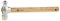 Слесарный молоток ЗУБР Эксперт оцинкованный, деревянная ручка, 300г 4-20023-03 - фото 79176